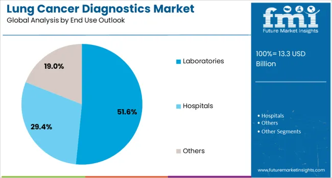 Lung Cancer Diagnostics Market Analysis By End Use Outlook 